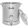 Concord Stainless Steel Home Brew Kettle w/Dual Filtration, 10 Gal/ 40 Quart BEW-10RE
